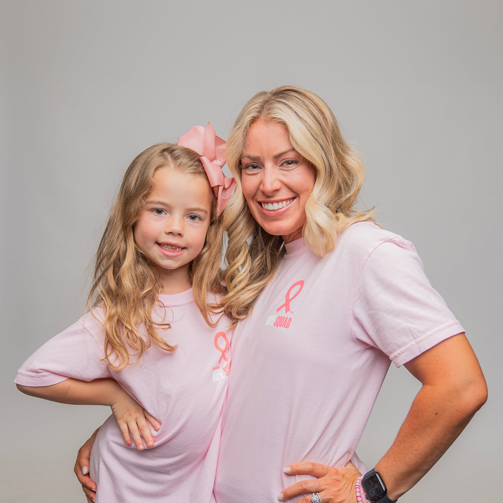 Junior HOPE Squad Breast Cancer Support Youth T-Shirt - Pink - NBCF