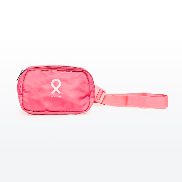 Pink Ribbon Belt Bag - Pink- NBCF