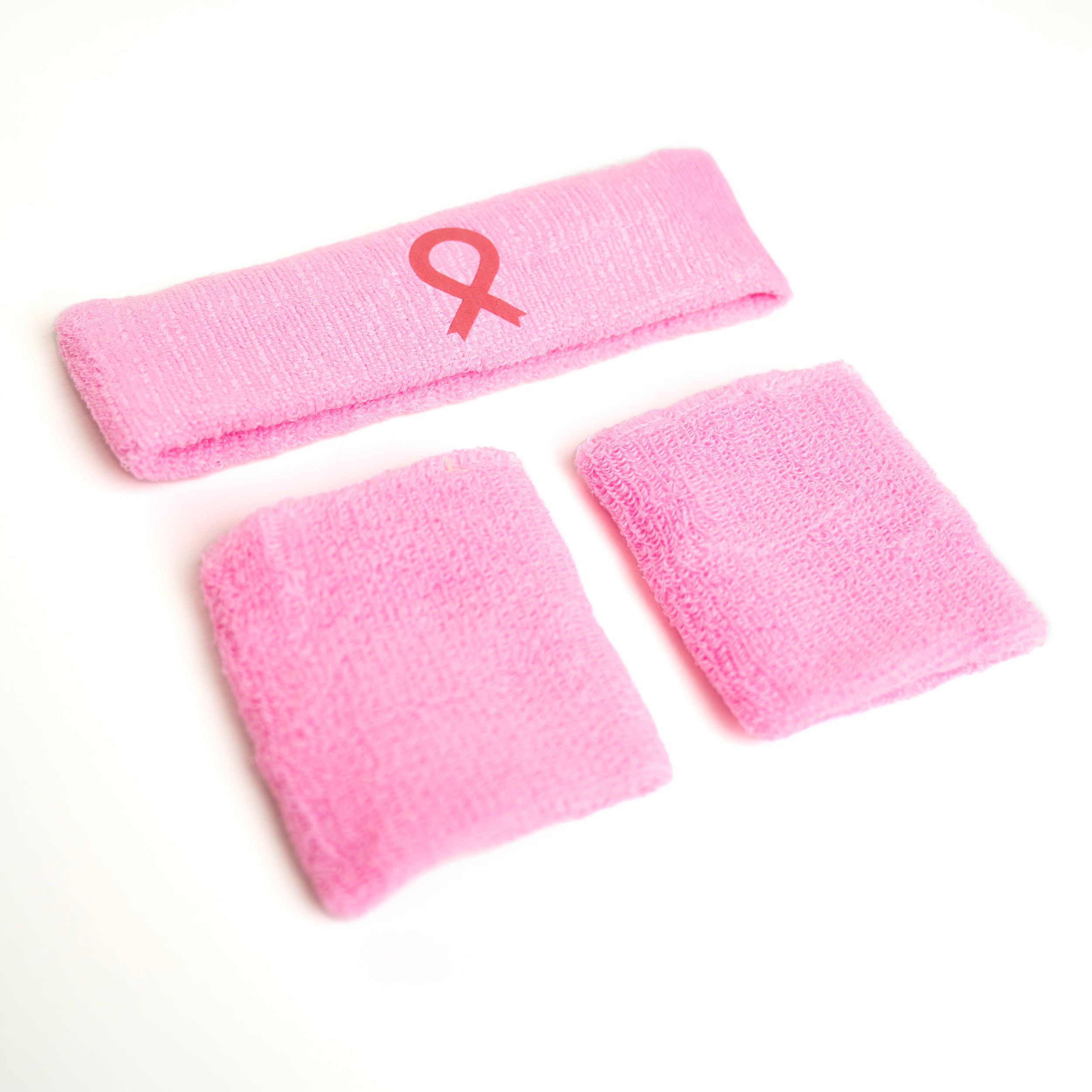 Breast Cancer Awareness Headband & Wristband Set - NBCF
