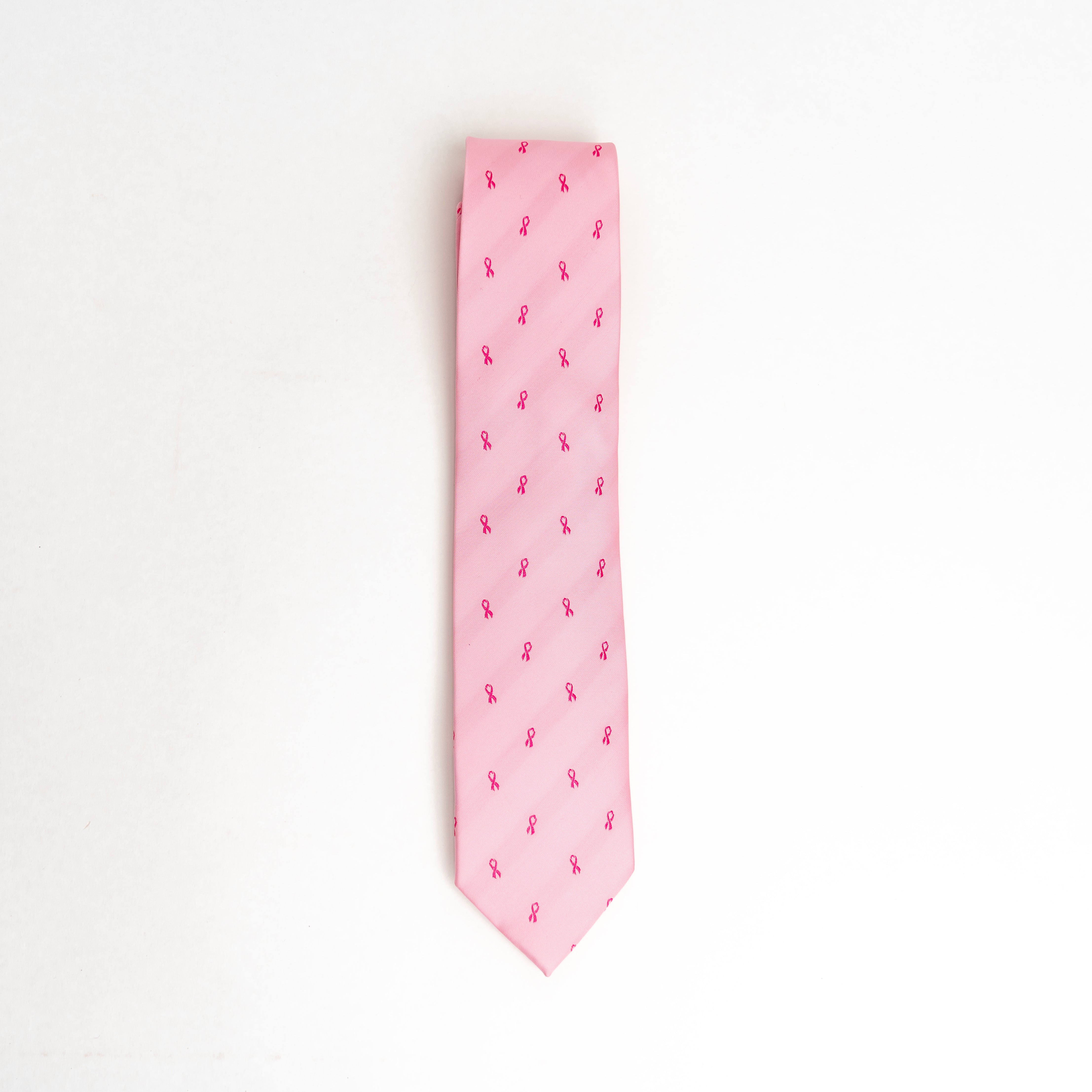 Pink Ribbon Tie