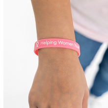 Load image into Gallery viewer, Helping Women Now Silicone Bracelet