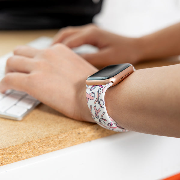 Pink Ribbon Smart Watch Band