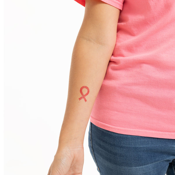 Pink Ribbon Tattoo