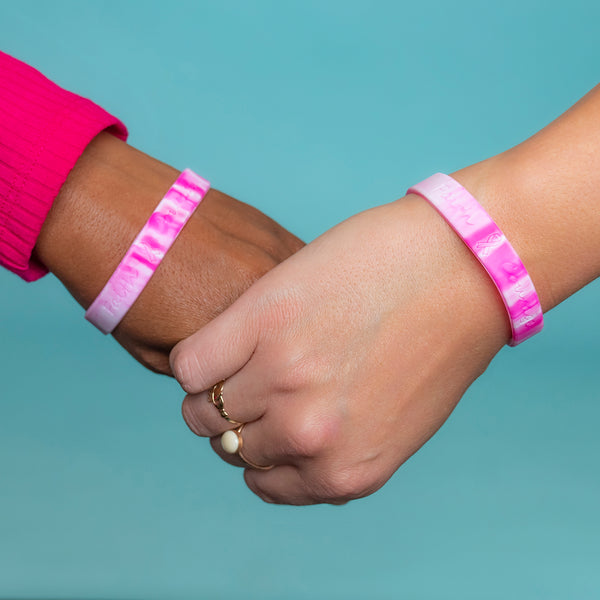 Pink Friendship Bracelet Set