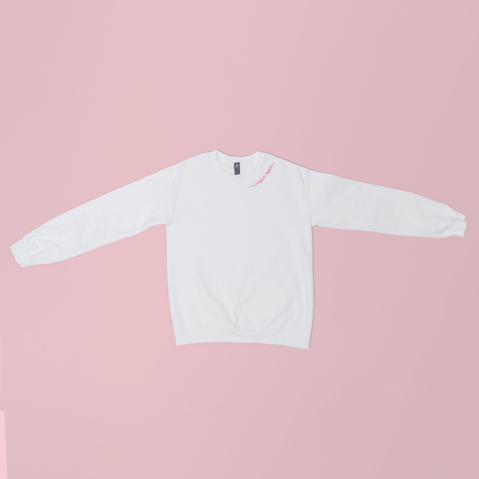 Inspire Hope Crewneck Sweatshirt - White - NBCF