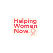 Load image into Gallery viewer, Helping Women Now Breast Cancer Support Sticker - Pink Ribbon - NBCF