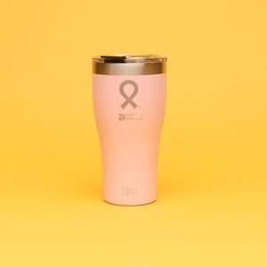 Simple Modern Pink Ribbon Insulated Tumbler - Pink - NBCF