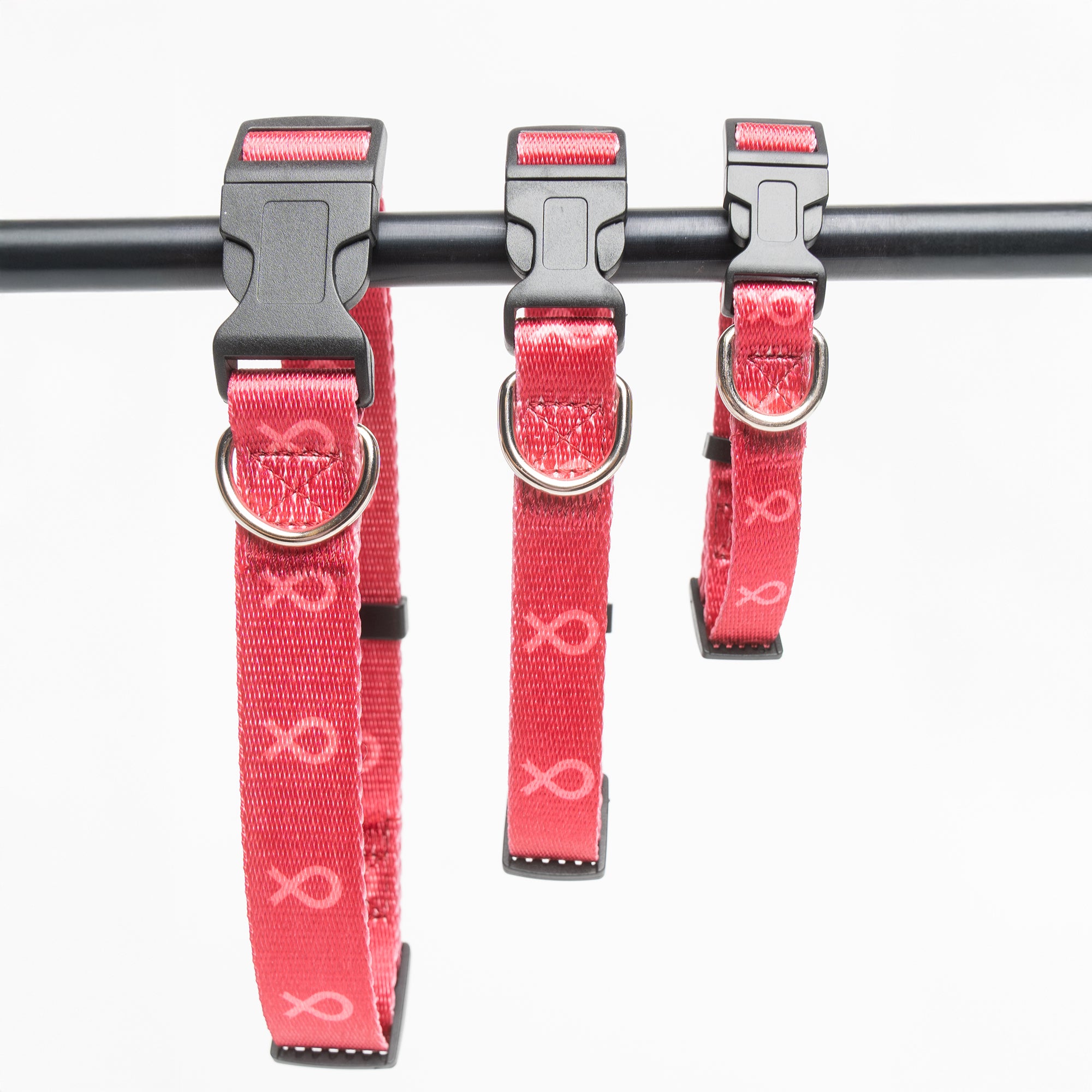 Pink Ribbon Pet Collar - Pink - NBCF