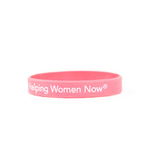 Load image into Gallery viewer, Helping Women Now Silicone Bracelet