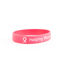 Load image into Gallery viewer, Helping Women Now Silicone Bracelet