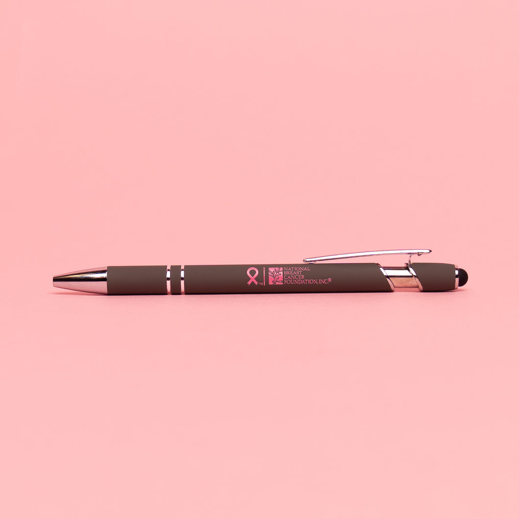NBCF Logo Stylus Pen - Grey