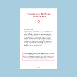 Nutrition Care for Breast Cancer Patients - 10 Count