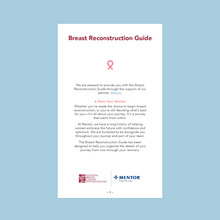 Load image into Gallery viewer, Breast Reconstruction Guide - 10 Count