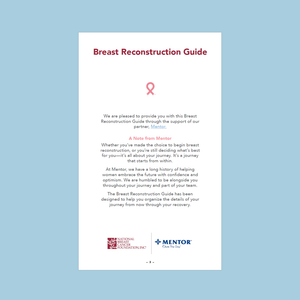 Breast Reconstruction Guide - 10 Count