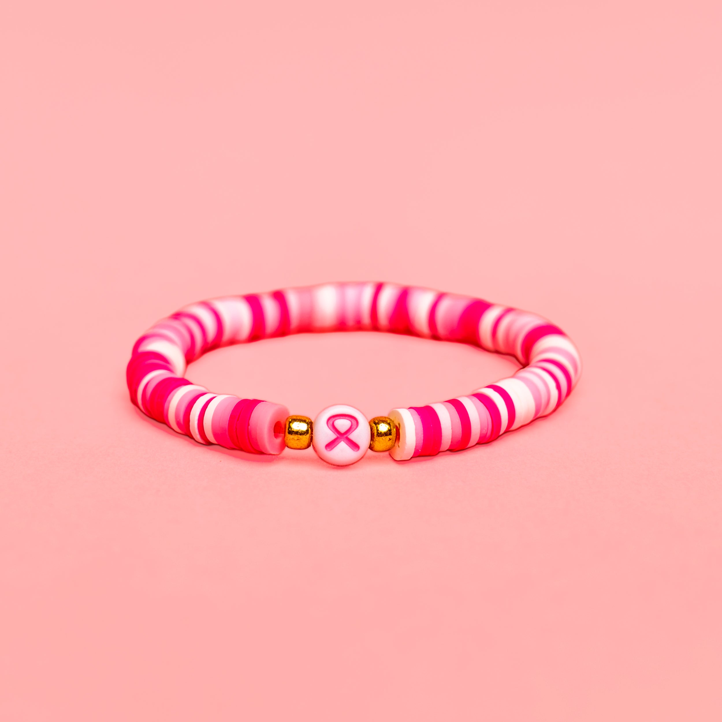 Breast Cancer Assorted Beaded Bracelet