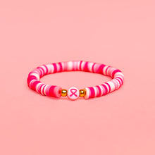 Load image into Gallery viewer, Breast Cancer Assorted Beaded Bracelet