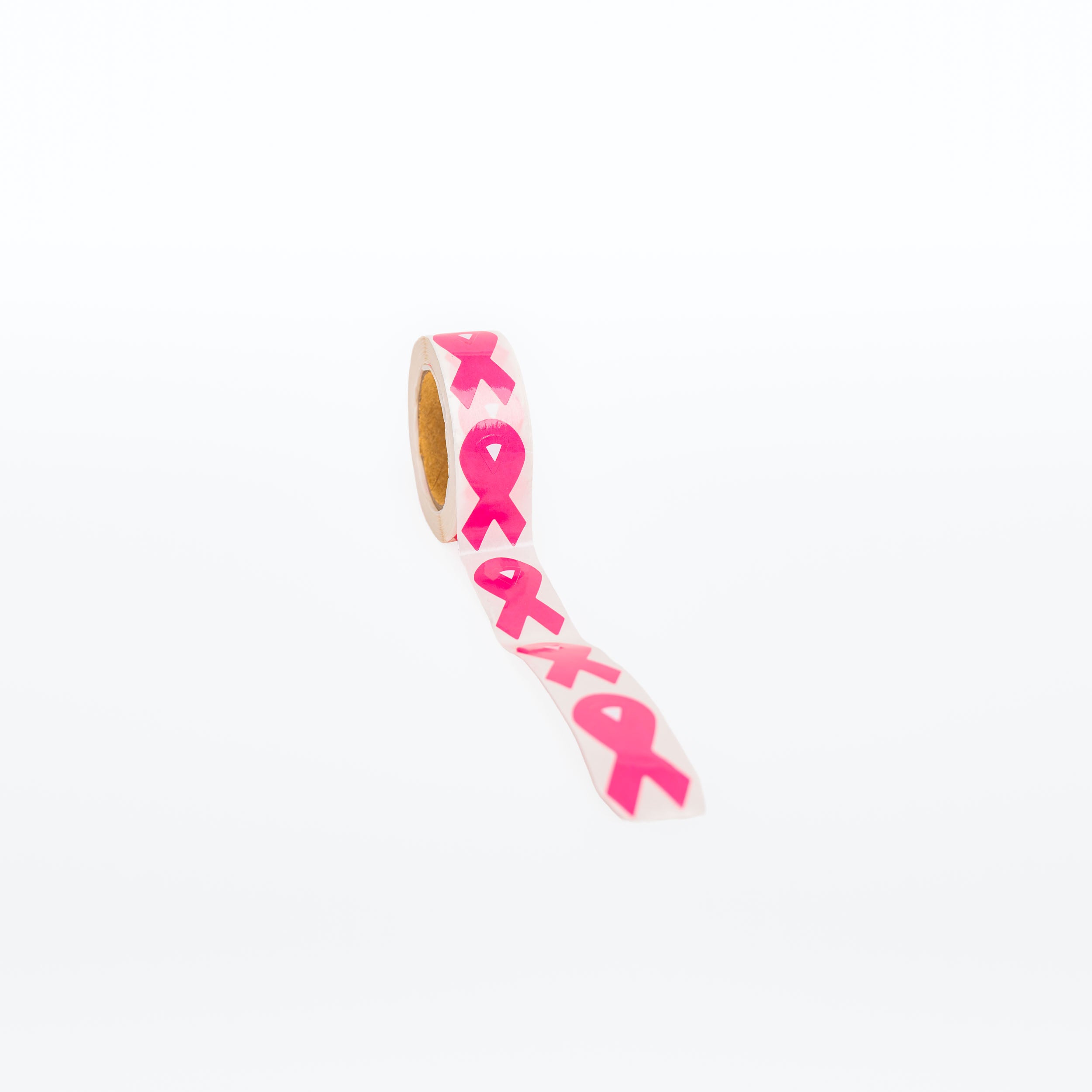 Breast Cancer Awareness Pink Ribbon Shaped Sticker - NBCF