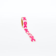 Load image into Gallery viewer, Breast Cancer Awareness Pink Ribbon Shaped Sticker - NBCF