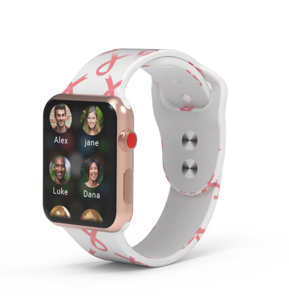 Pink Ribbon Smart Watch Band