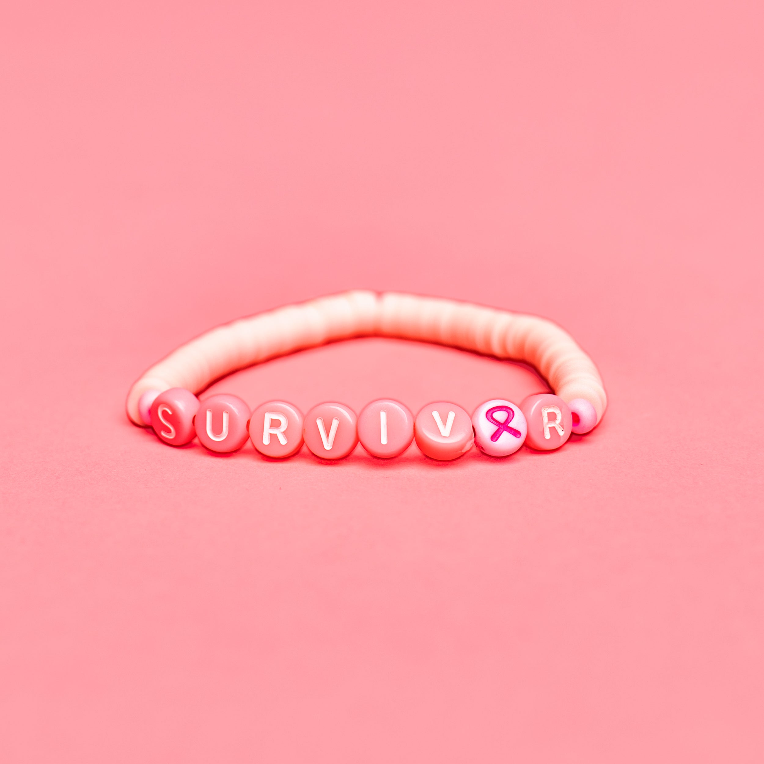 Breast Cancer Assorted Beaded Bracelet
