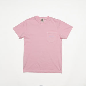 Breast Cancer Survivor Embroidered Pocket T-Shirt - Light Pink - NBCF