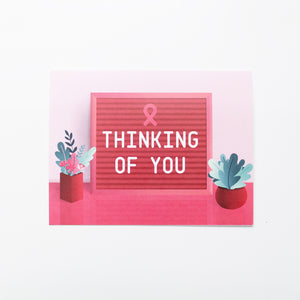 Breast Cancer Assorted Greeting Card Set of 4