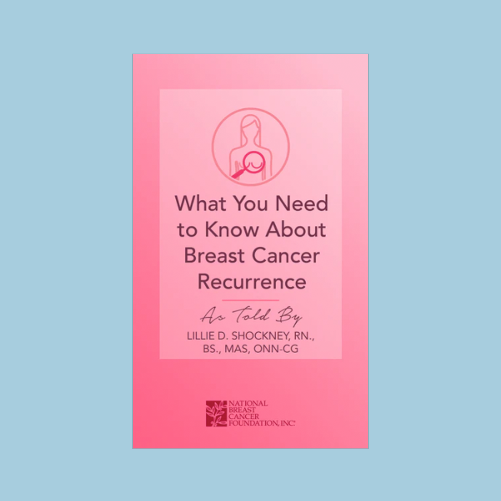 Breast Cancer Recurrence Guide - 10 Count -  Educational Material