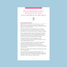 Load image into Gallery viewer, Breast Cancer Recurrence Guide - 10 Count