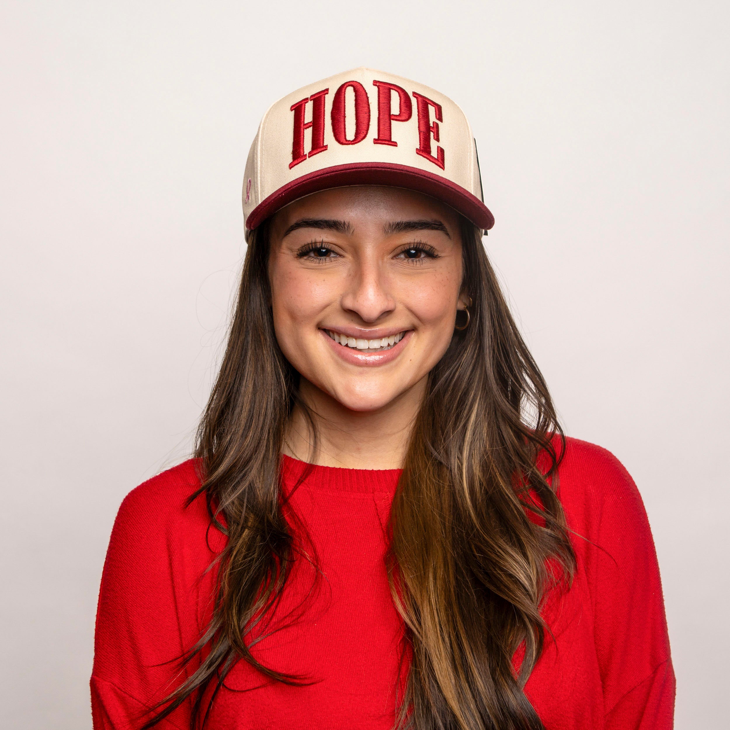 HOPE Hat - Burgundy- NBCF