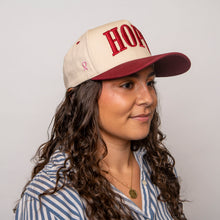 Load image into Gallery viewer, HOPE Hat - Burgundy- NBCF
