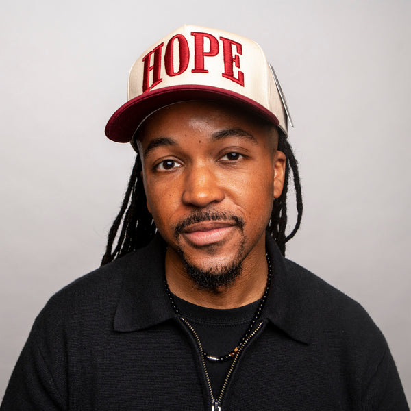 HOPE Hat - Burgundy- NBCF