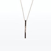 Load image into Gallery viewer, HOPE Pink Ribbon Engraved Bar Necklace - NBCF