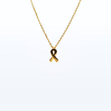 Load image into Gallery viewer, Breast Cancer Awareness Ribbon Necklace - NBCF