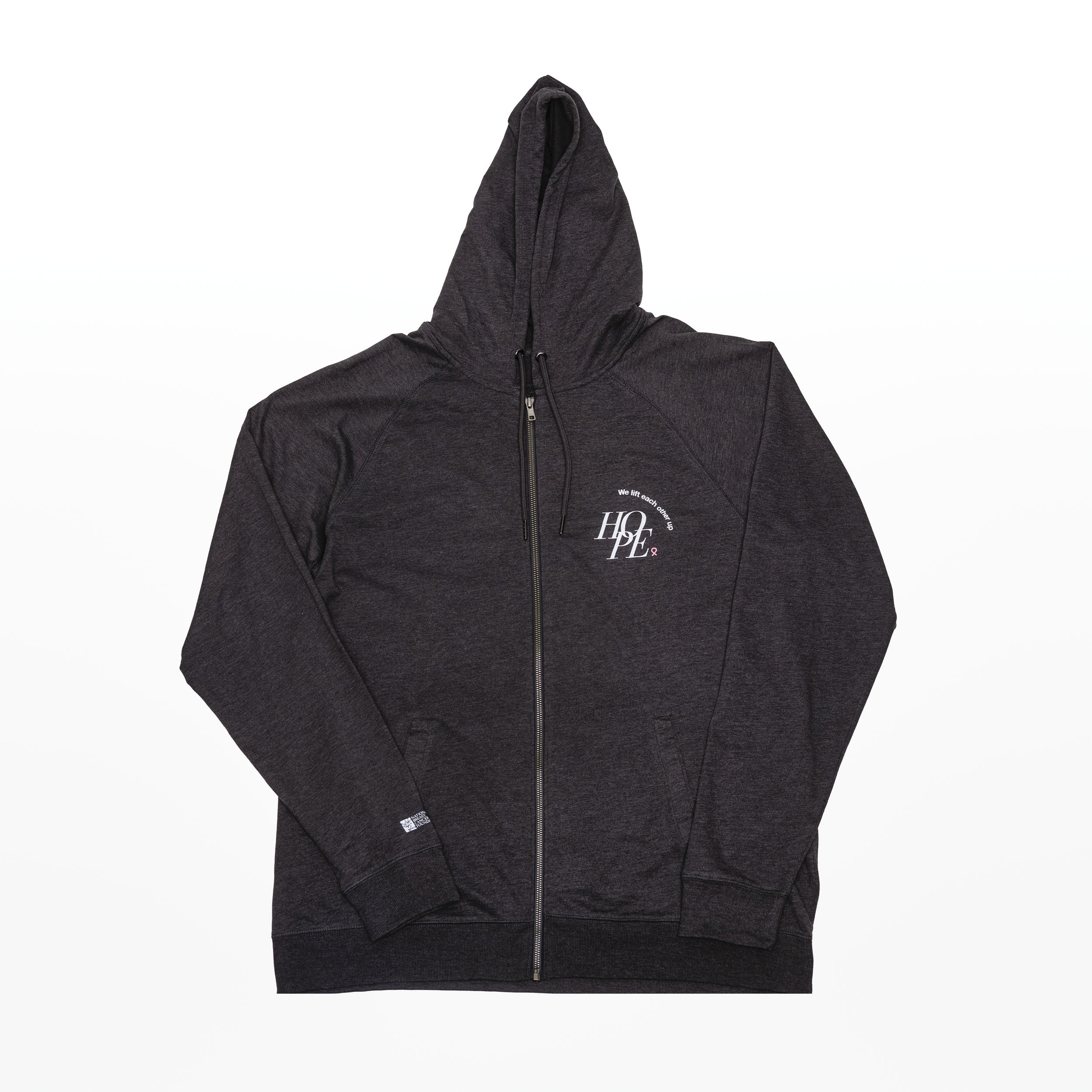 Mens HOPE Light Weight Zip Up Hoodie – NBCF Shop