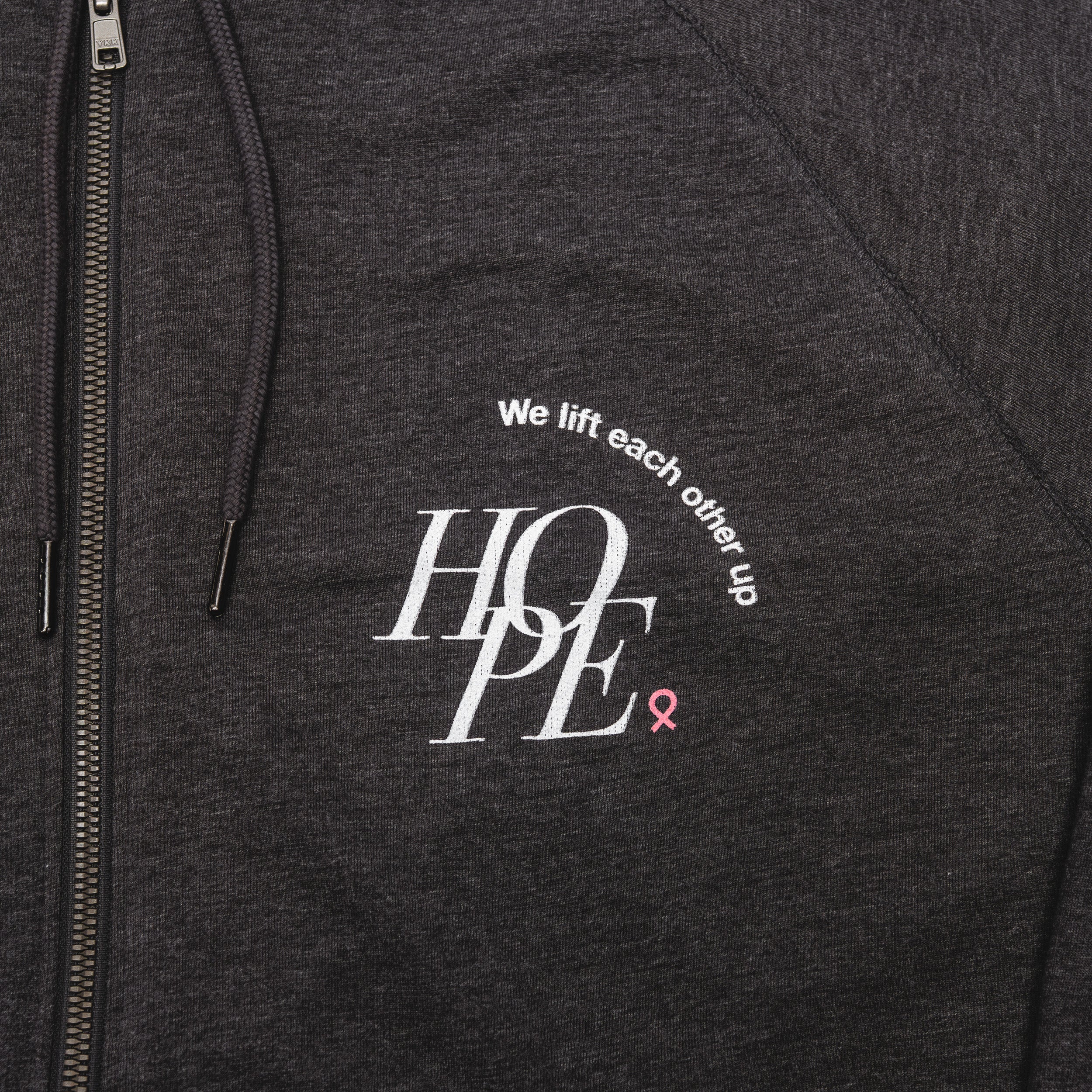 HOPE Zip-Up Hoodie - Men's - Gray - NBCF