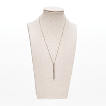 Load image into Gallery viewer, HOPE Pink Ribbon Engraved Bar Necklace - NBCF