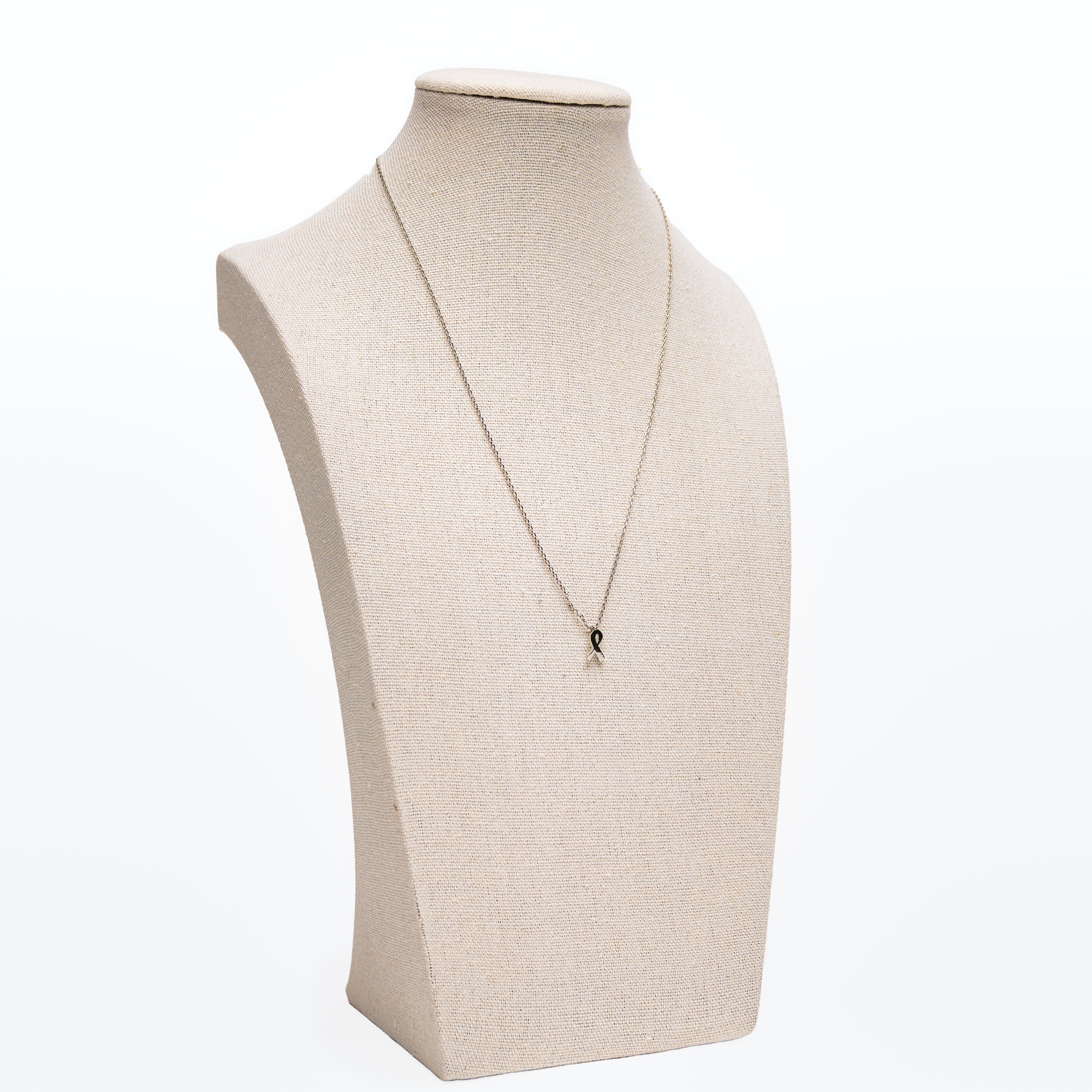 Breast Cancer Awareness Ribbon Necklace - NBCF