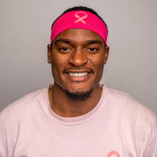 Load image into Gallery viewer, Breast Cancer Awareness Stretch Headband - NBCF