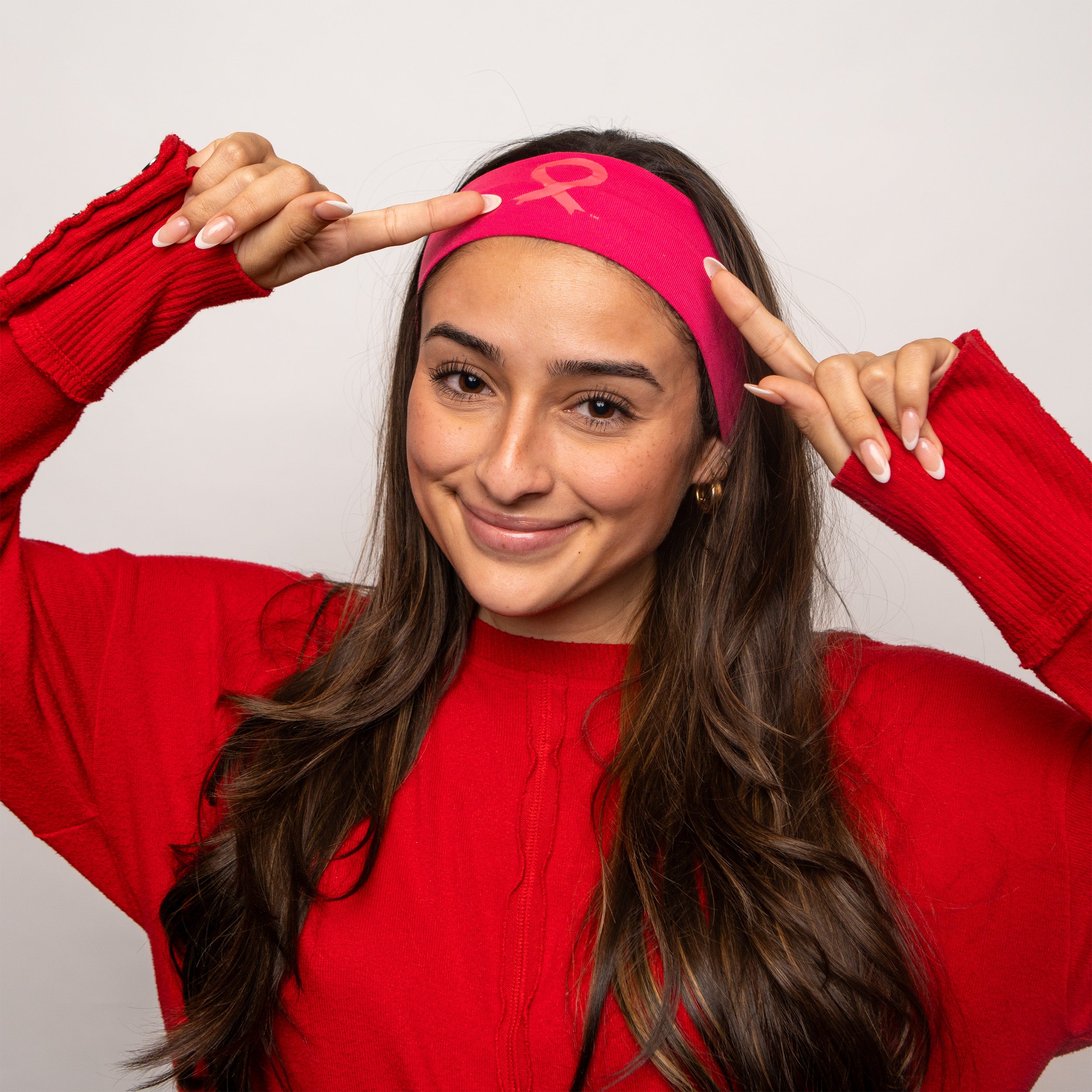 Breast Cancer Awareness Stretch Headband - NBCF