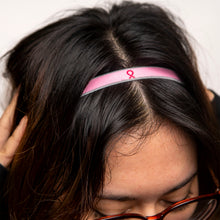 Load image into Gallery viewer, Breast Cancer Awareness Elastic Sports Headband - NBCF