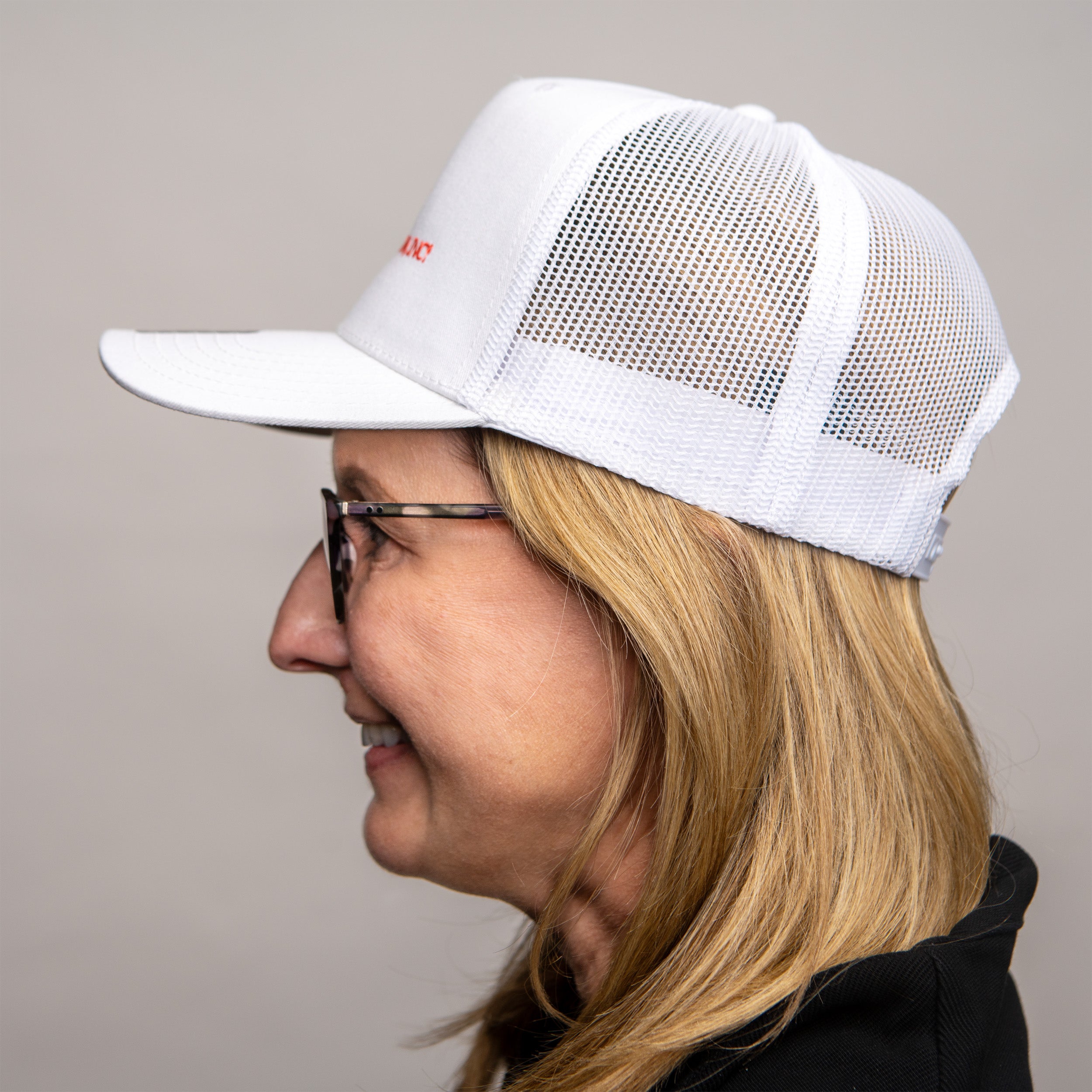 NBCF Logo Ball Cap - White
