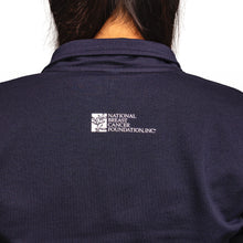 Load image into Gallery viewer, Women’s HOPE Breast Cancer Awareness Quarter Zip Pullover - Navy - NBCF
