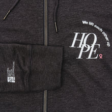 Load image into Gallery viewer, HOPE Zip-Up Hoodie - Women's - Gray - NBCF