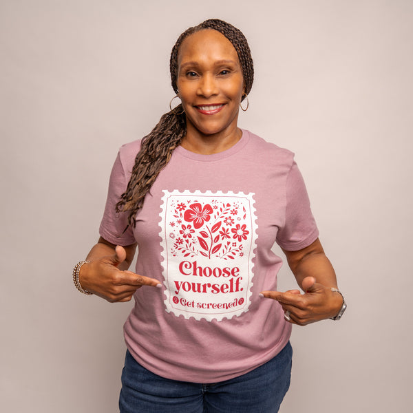 Breast Cancer Awareness Screening T-Shirt - Pink - NBCF