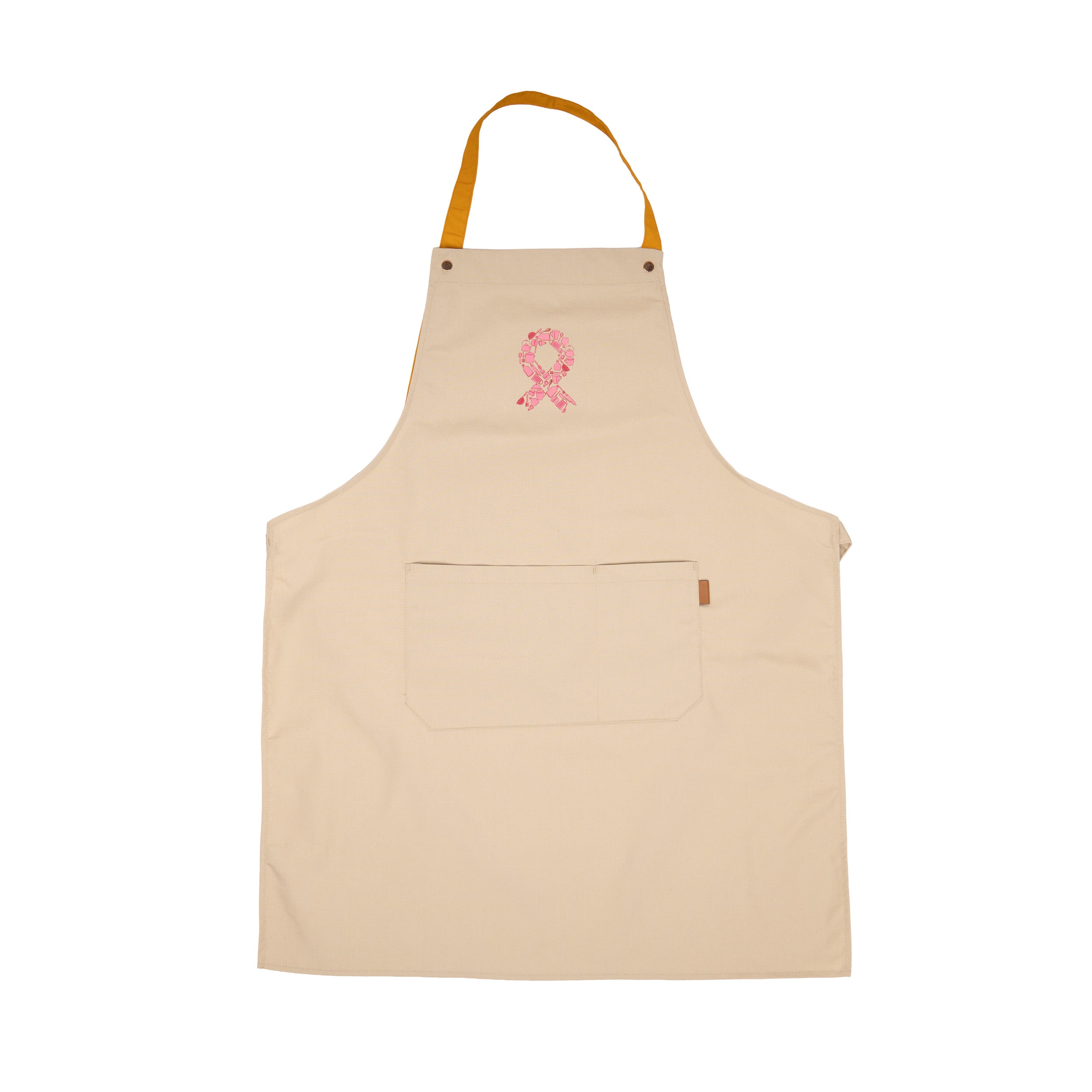 Breast Cancer Awareness Pink Ribbon Apron - Canvas - NBCF