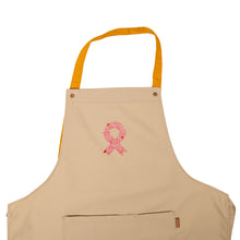 Load image into Gallery viewer, Breast Cancer Awareness Pink Ribbon Apron - Canvas - NBCF