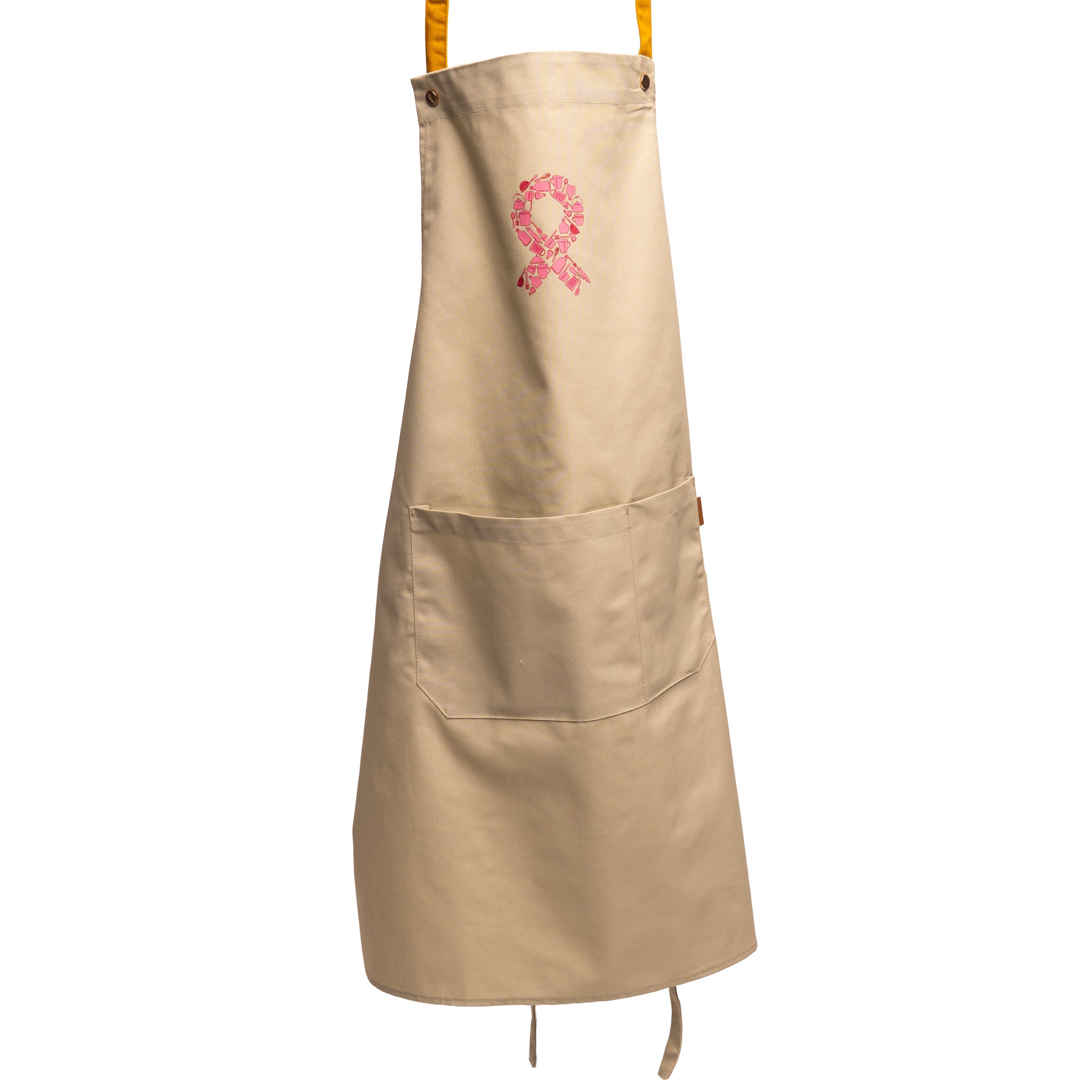 Breast Cancer Awareness Pink Ribbon Apron - Canvas - NBCF