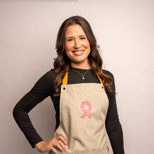 Load image into Gallery viewer, Breast Cancer Awareness Pink Ribbon Apron - Canvas - NBCF
