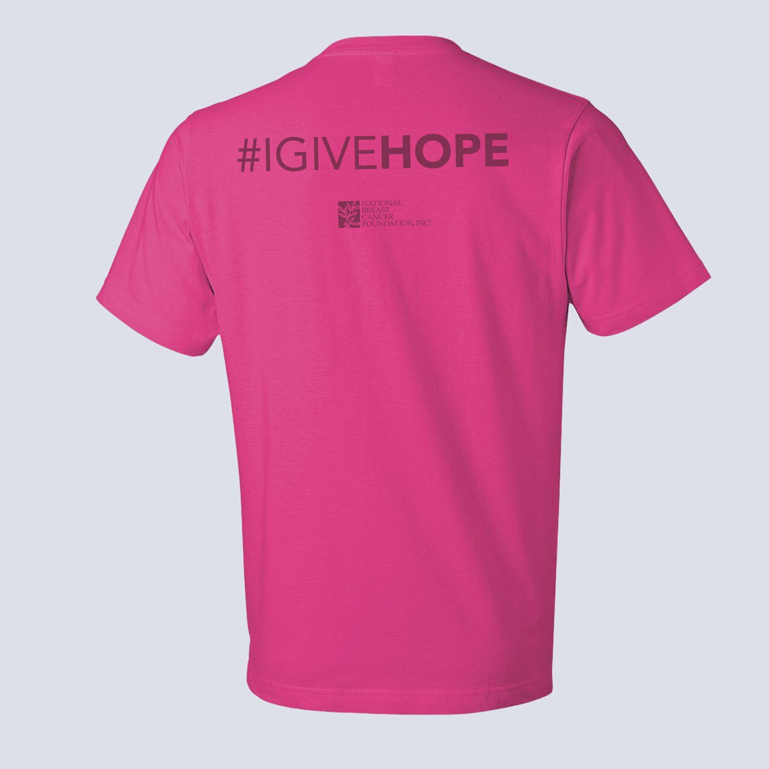 Team HOPE Breast Cancer Support T-Shirt - Script Font- NBCF