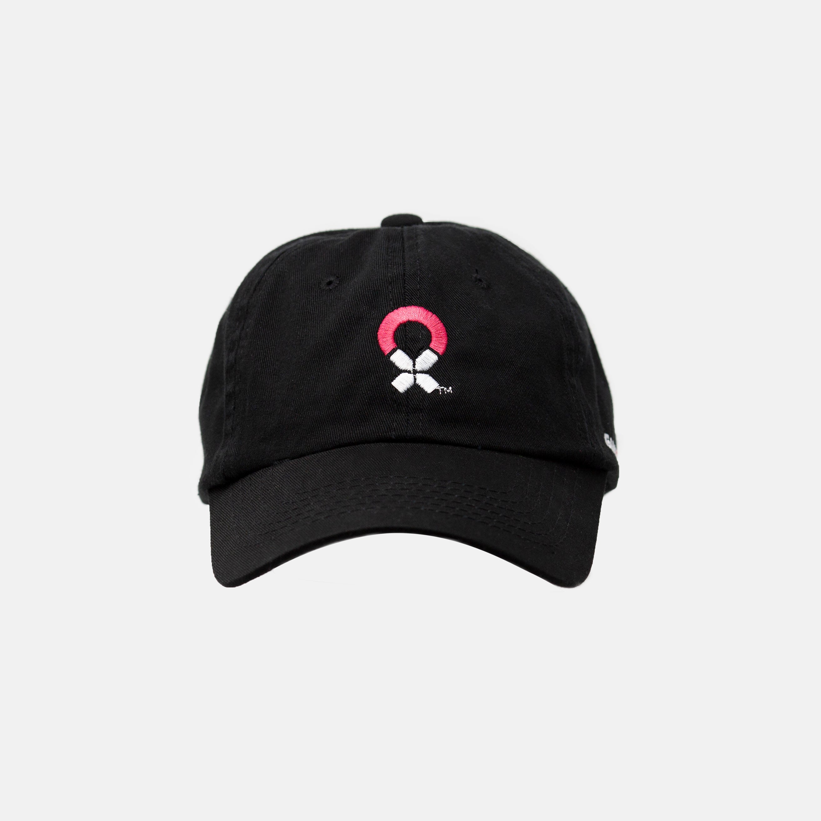 Game Pink Adjustable Ball Cap - Black